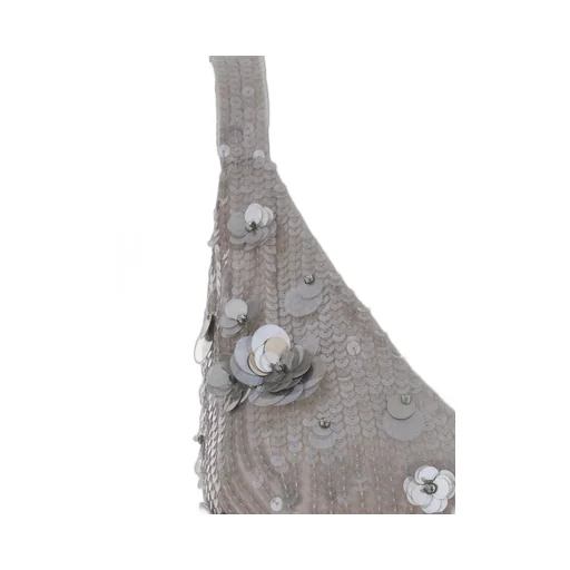 P.A.R.O.S.H. Sequin-Embellished Sleeveless Cropped Top
