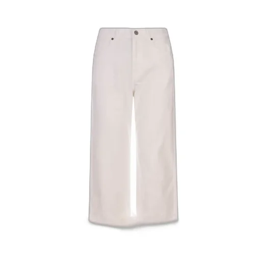 P.A.R.O.S.H. High-Waist Embellished Trim Jeans