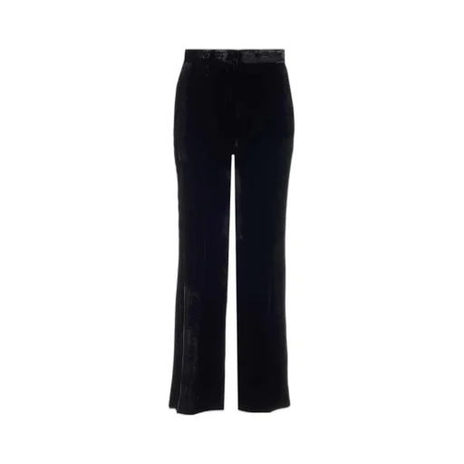 P.A.R.O.S.H. High Waist Velvet Trousers