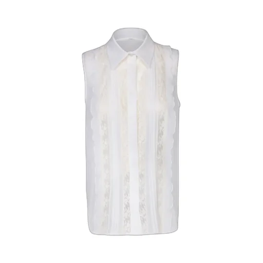 P.A.R.O.S.H. Ruffled Sleeveless Blouse
