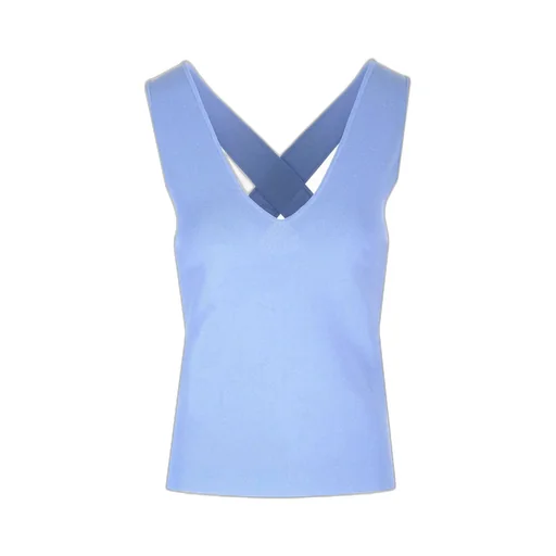 P.A.R.O.S.H. V-Neck Sleeveless Knitted Top