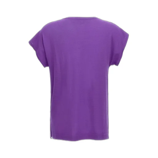 P.A.R.O.S.H. U-Neck Straight Hem T-Shirt