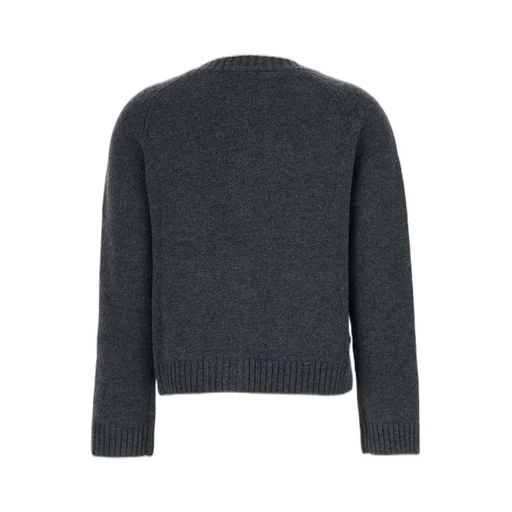 Plain Jeweled Button Cardigan