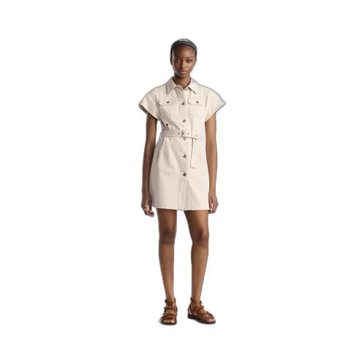 Short Belted Shirtdress