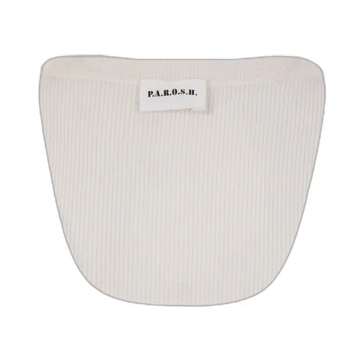 P.A.R.O.S.H. Scoop Neck Fine Ribbed Top