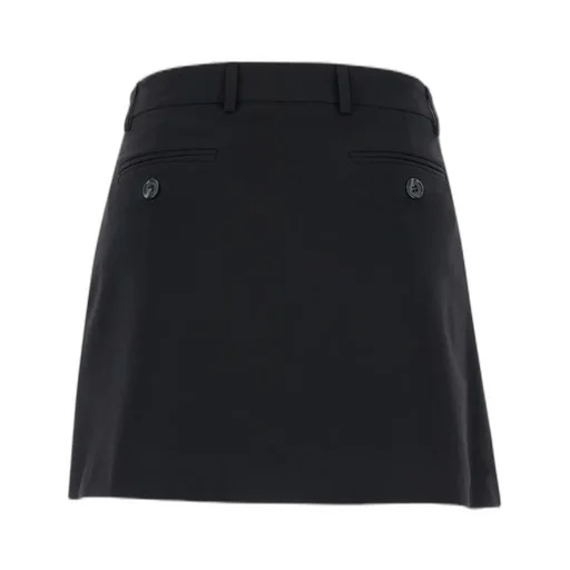 Plain Pleated Miniskirt