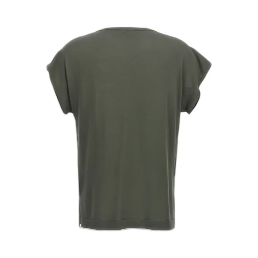 P.A.R.O.S.H. U-Neck Straight Hem T-Shirt
