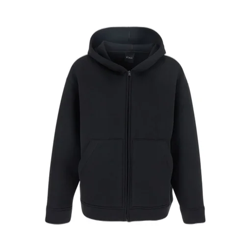 Plain Tech Fabric Hooded Jacket
