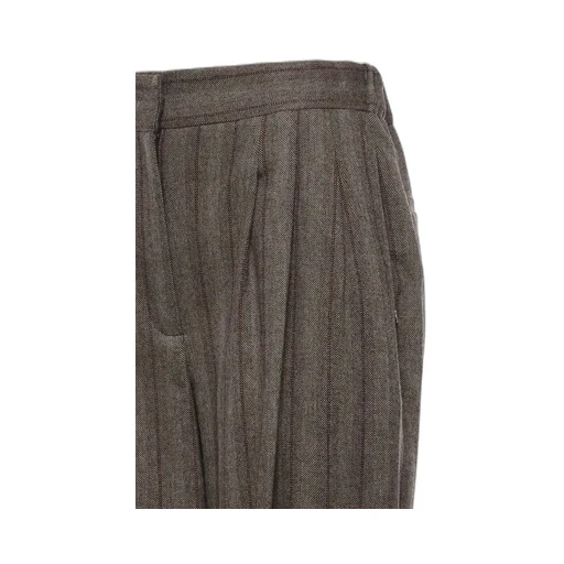 Ottod'ame Pinstripe Wide-Leg Pants