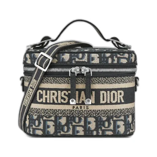 Small Diortravel Vanity Case With Shoulder Strap
