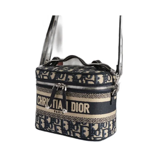 Small Diortravel Vanity Case With Shoulder Strap