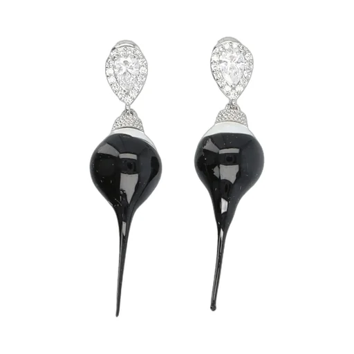 Ottolinger Resin-Dipped Pearl Earrings