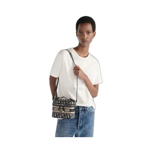 Small Diortravel Vanity Case With Shoulder Strap