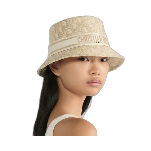 Dior Oblique D-Bobby Small-Brim Bucket Hat