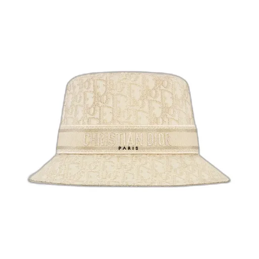 Dior Oblique D-Bobby Small-Brim Bucket Hat