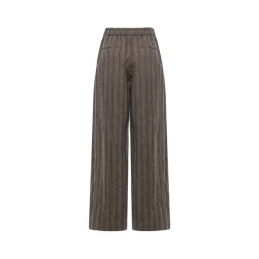 Ottod'ame Pinstripe Wide-Leg Pants