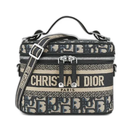 Small Diortravel Vanity Case With Shoulder Strap