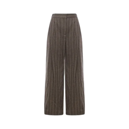 Ottod'ame Pinstripe Wide-Leg Pants