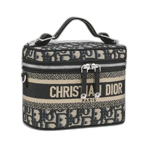 Small Diortravel Vanity Case With Shoulder Strap