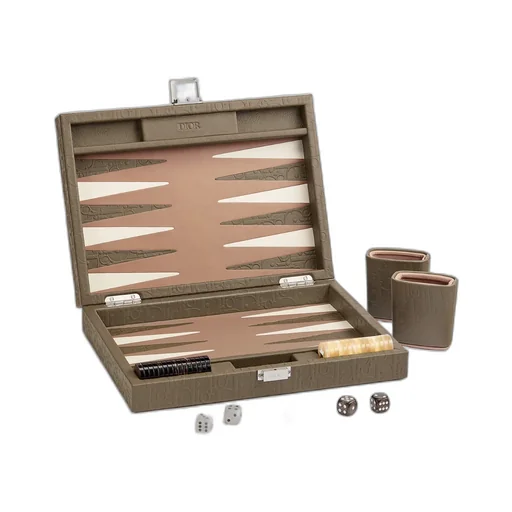 Small Leather Backgammon