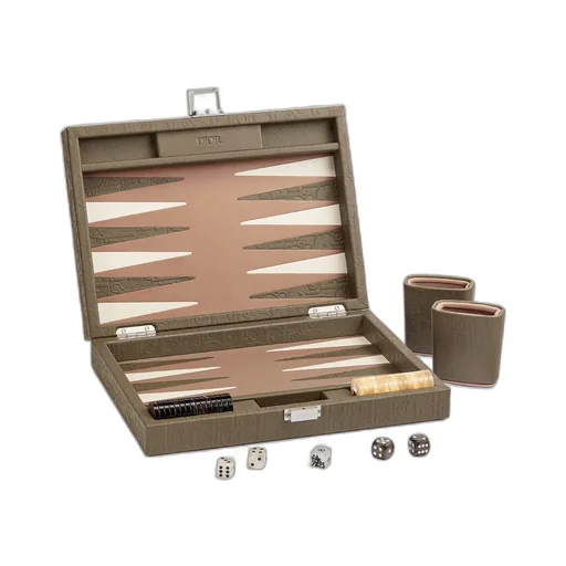 Small Leather Backgammon