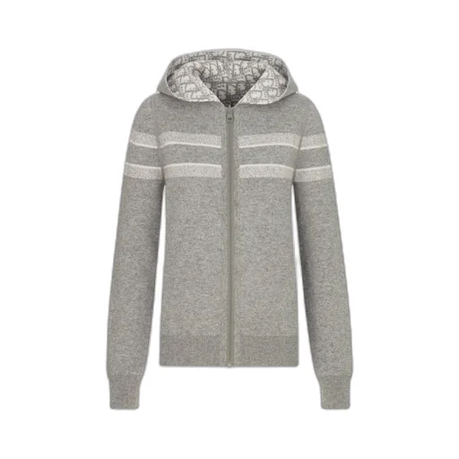 Reversible Zipped Cardigan With Hood
