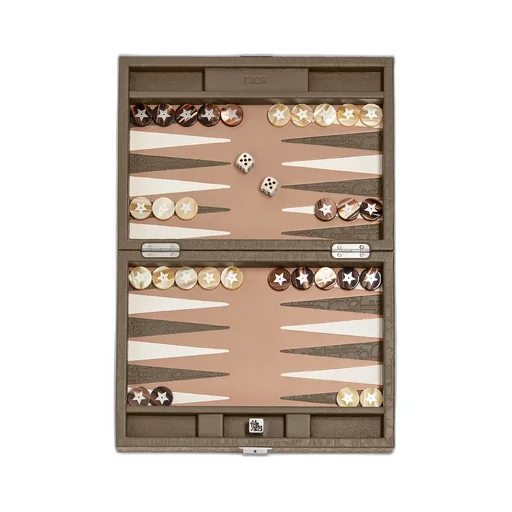 Small Leather Backgammon