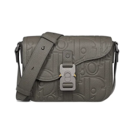 Small Saddle Messenger Bag With Flap