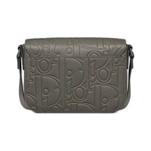 Small Saddle Messenger Bag With Flap