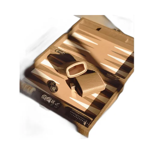 Small Leather Backgammon