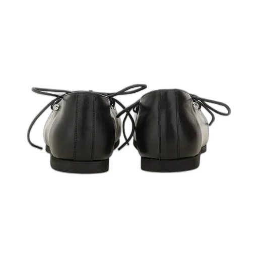 Our Legacy Square-Toe Lace-Up Ballerina Flats