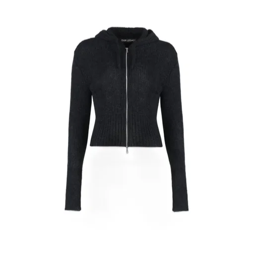 Our Legacy Compact Hood Knitted Zip-Up Cardigan