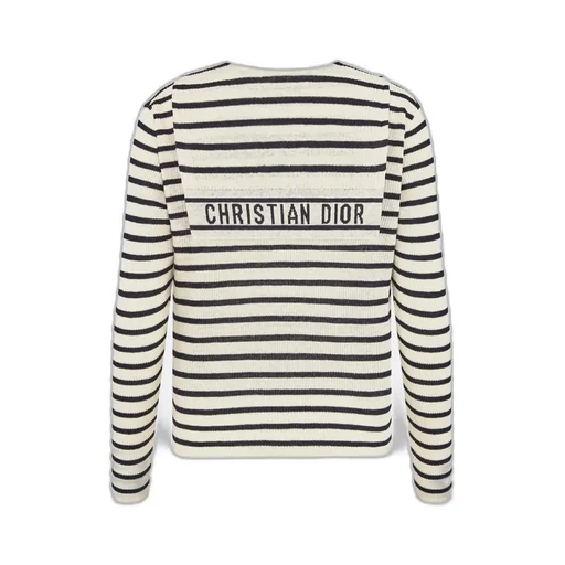 Dioriviera Sweater With Lace-Up Neckline