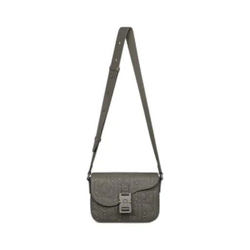 Small Saddle Messenger Bag With Flap