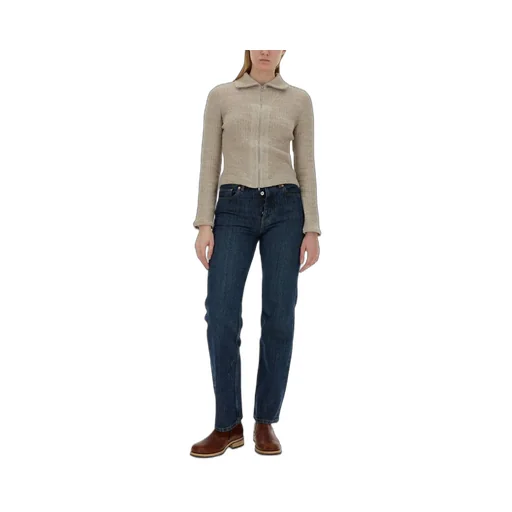 Our Legacy Slim Zip Long Sleeve Jumper