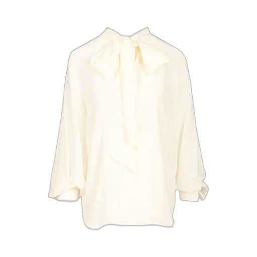 P.A.R.O.S.H. Long Sleeve Bow Detail Blouse