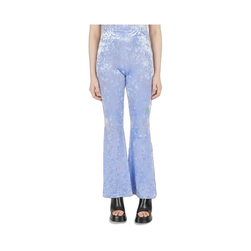 P.A.M. High Waist Flared Velvet Trousers
