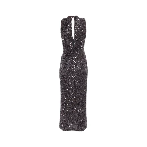 P.A.R.O.S.H. Sequin-Embellished V-Neck Sleeveless Dress