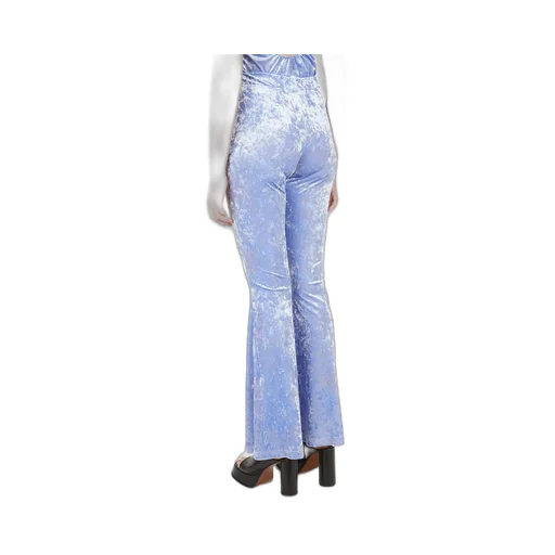 P.A.M. High Waist Flared Velvet Trousers
