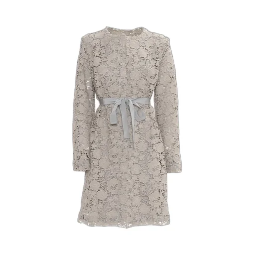 P.A.R.O.S.H. Lace Detailed Tied-Waist Jacket