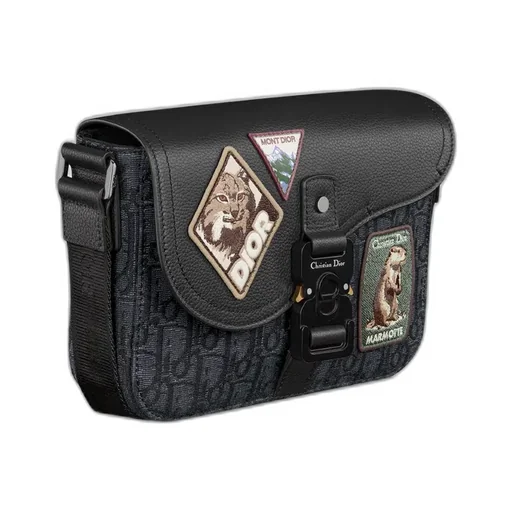 Small Saddle Messenger Bag With Flap