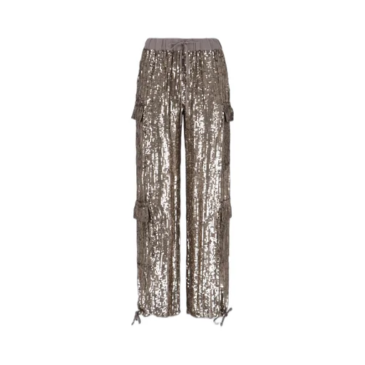 P.A.R.O.S.H. Sequin Embellished Cargo Pants