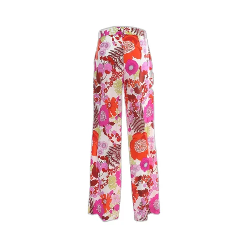 P.A.R.O.S.H. Floral-Printed Wide-Leg Trousers