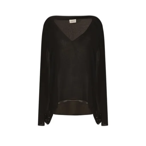 P.A.R.O.S.H. Long Sleeve V-Neck Top