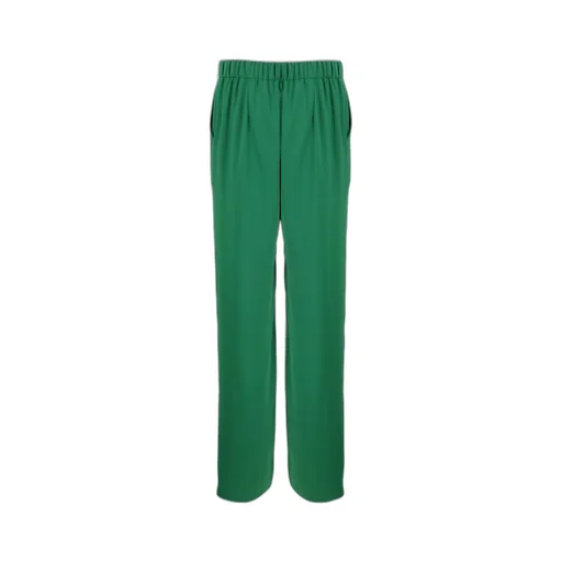 P.A.R.O.S.H. Elastic Waist Wide-Leg Trousers