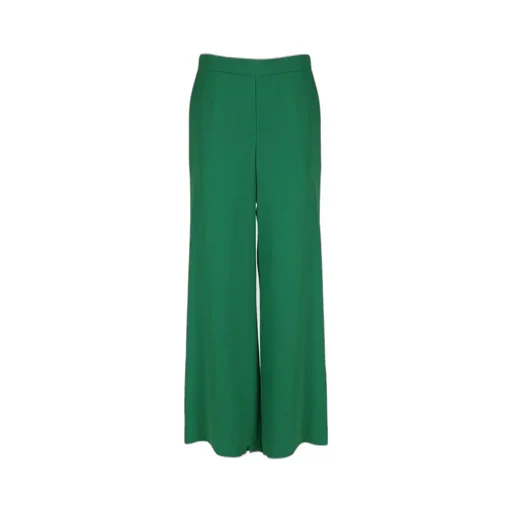 P.A.R.O.S.H. Elastic Waist Wide-Leg Trousers