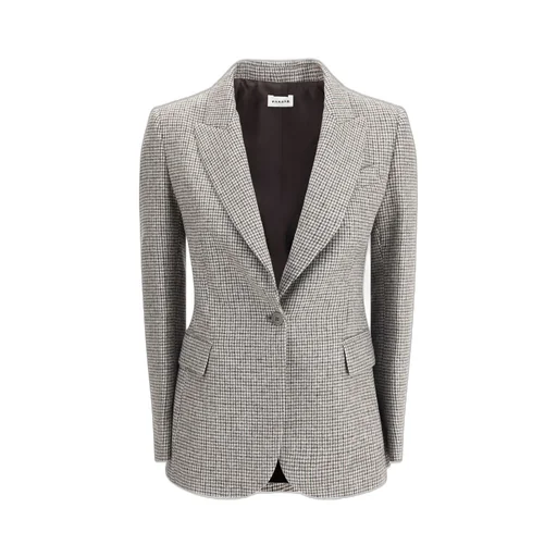 P.A.R.O.S.H. Houndstooth Patterned Single Breasted Blazer