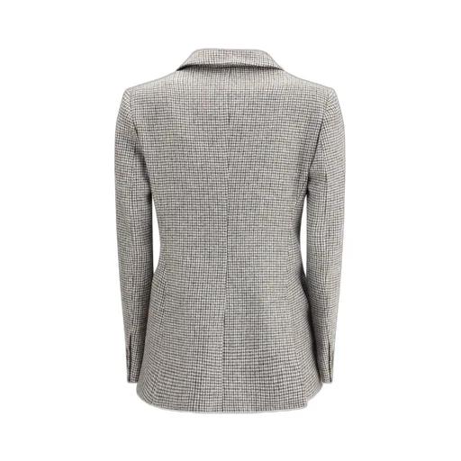 P.A.R.O.S.H. Houndstooth Patterned Single Breasted Blazer