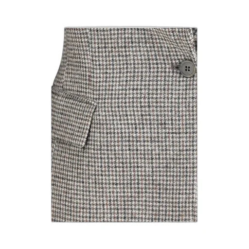 P.A.R.O.S.H. Houndstooth Patterned Single Breasted Blazer
