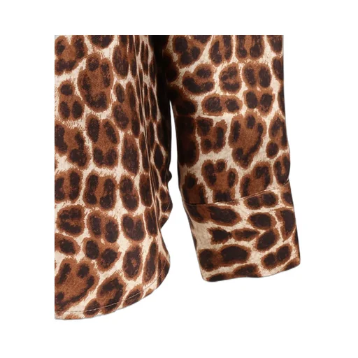 P.A.R.O.S.H. Leopard Print Long-Sleeve Shirt